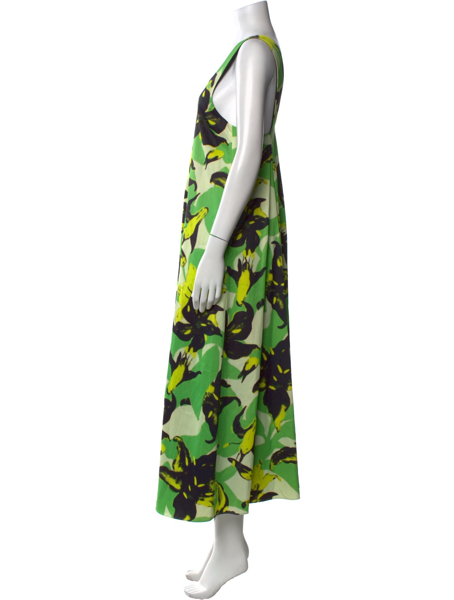 Dries Van Noten Floral Print Long Dress
