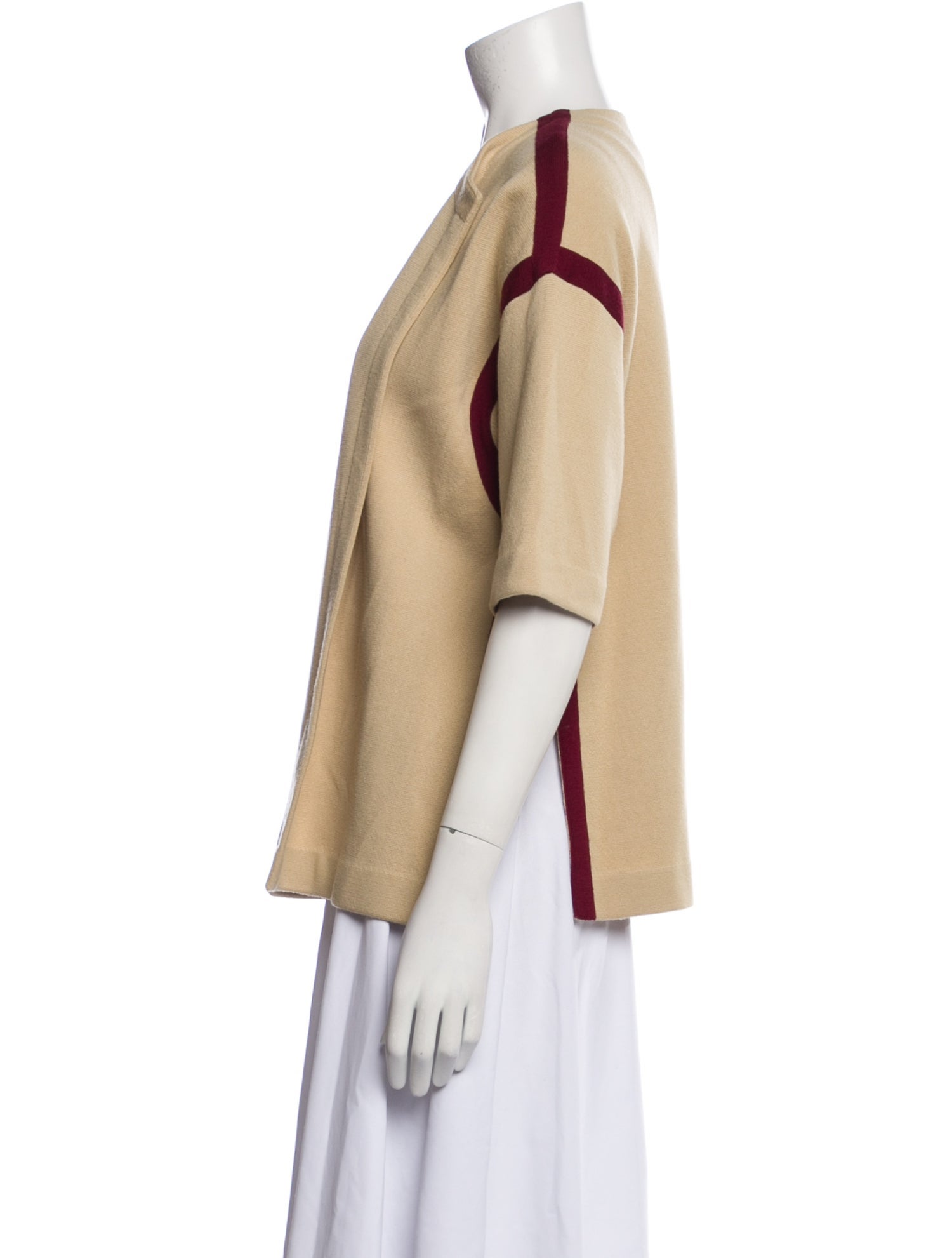 Dries Van Noten Wool Open Front Sweater