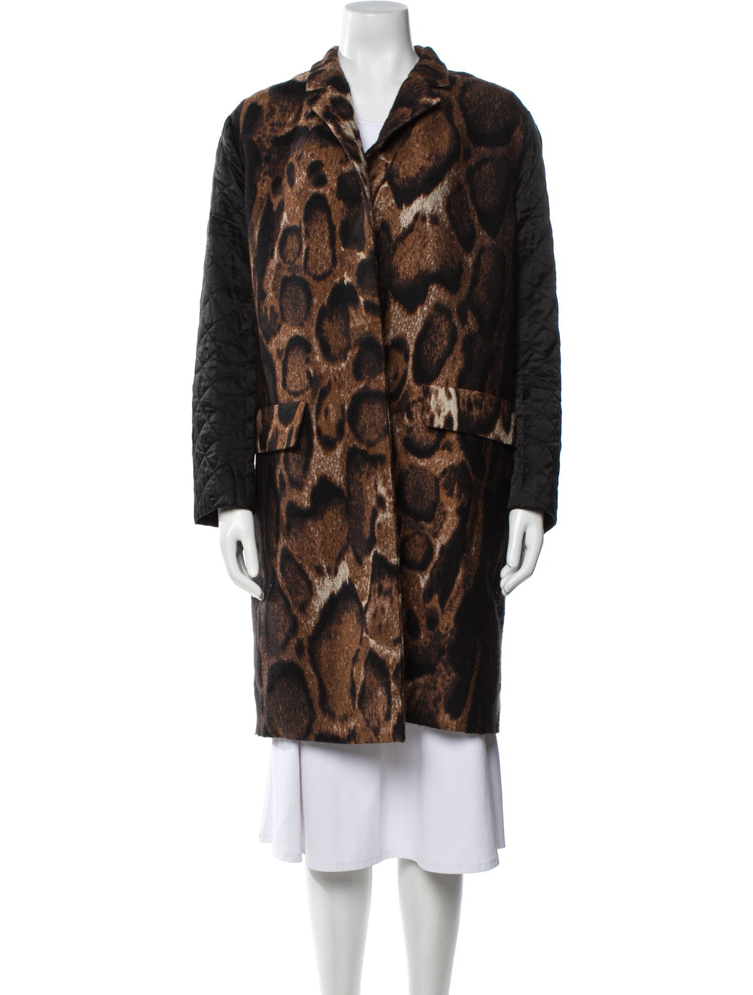 Dries Van Noten Animal Print Jacket