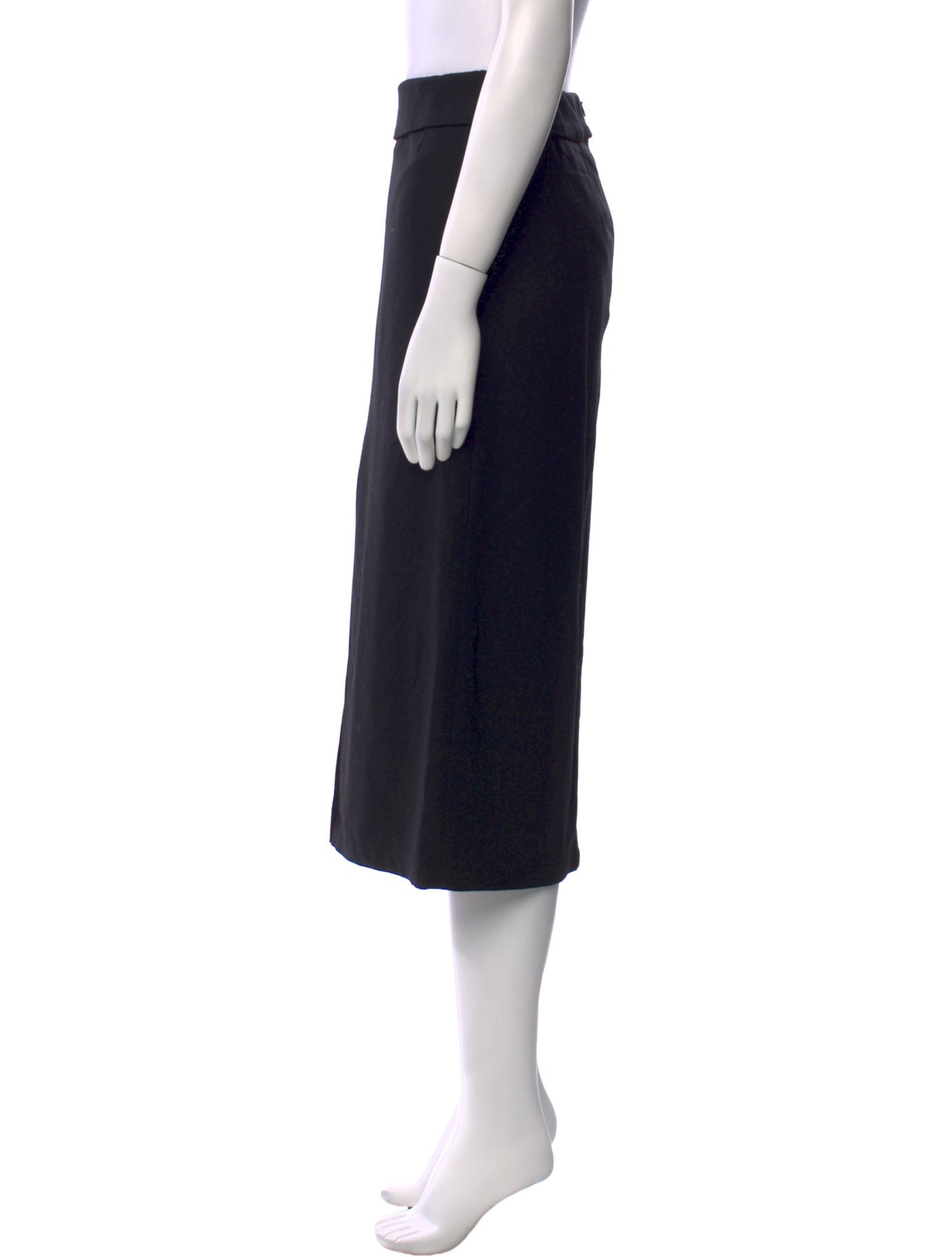 Dries Van Noten Wool Knee-Length Skirt