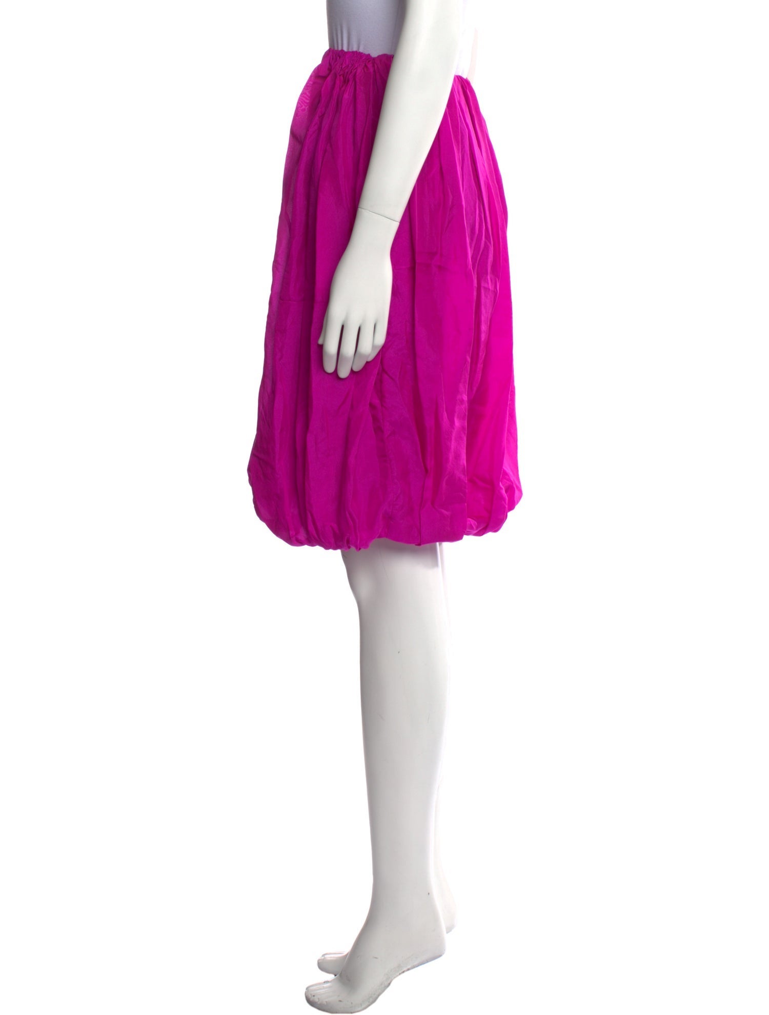 Dries Van Noten Pleated Accents Knee-Length Skirt