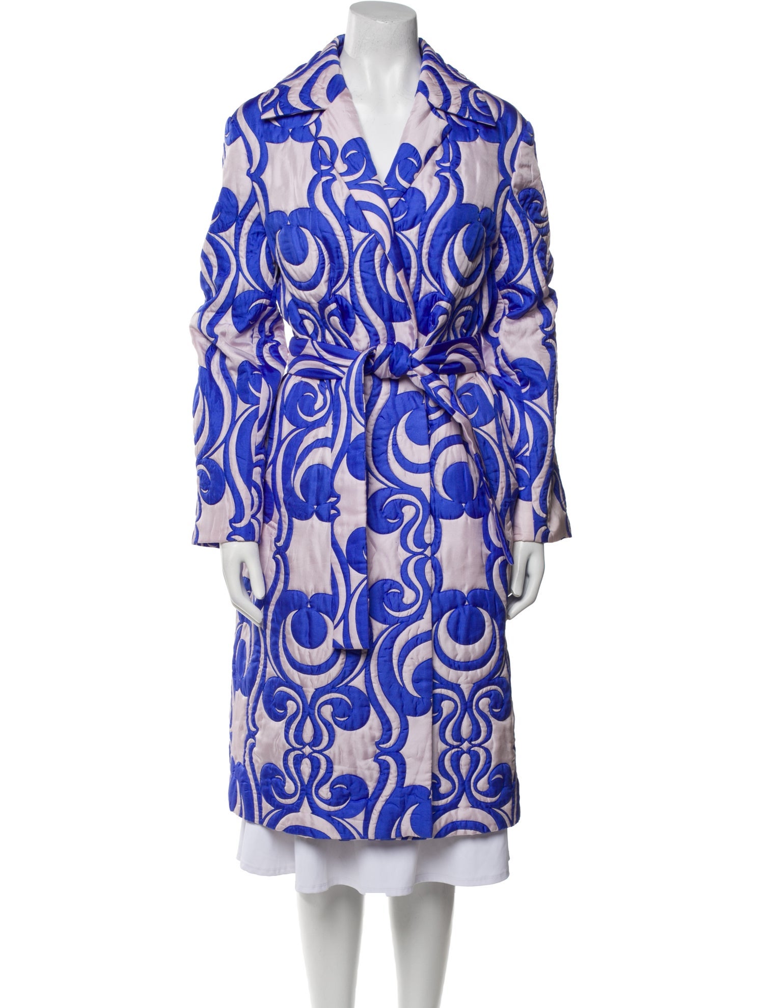 Dries Van Noten Printed Trench Coat