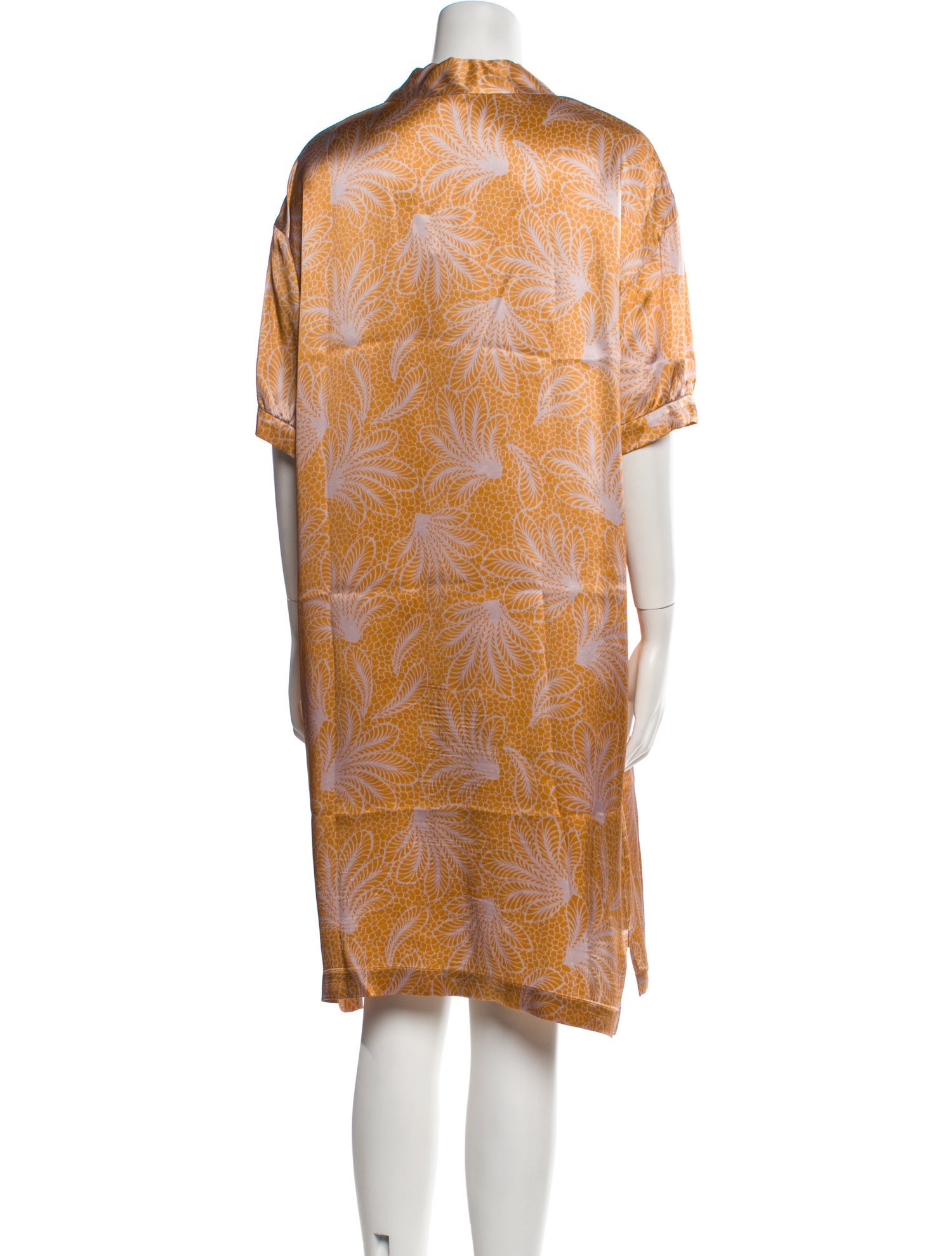 Dries Van Noten Silk Knee-Length Dress