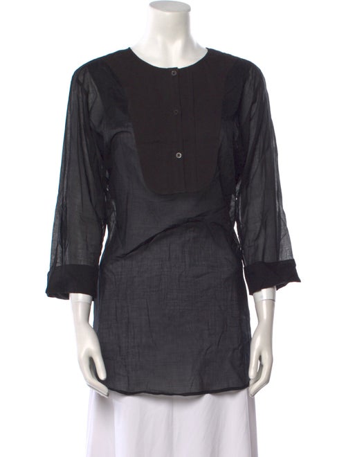 Dries Van Noten Crew Neck Three-Quarter Sleeve Tunic