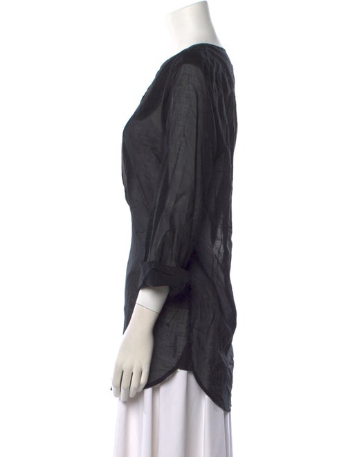 Dries Van Noten Crew Neck Three-Quarter Sleeve Tunic