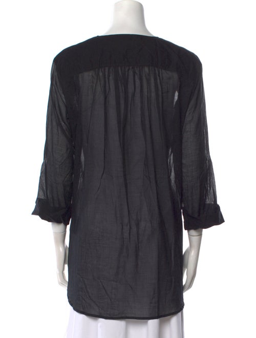 Dries Van Noten Crew Neck Three-Quarter Sleeve Tunic