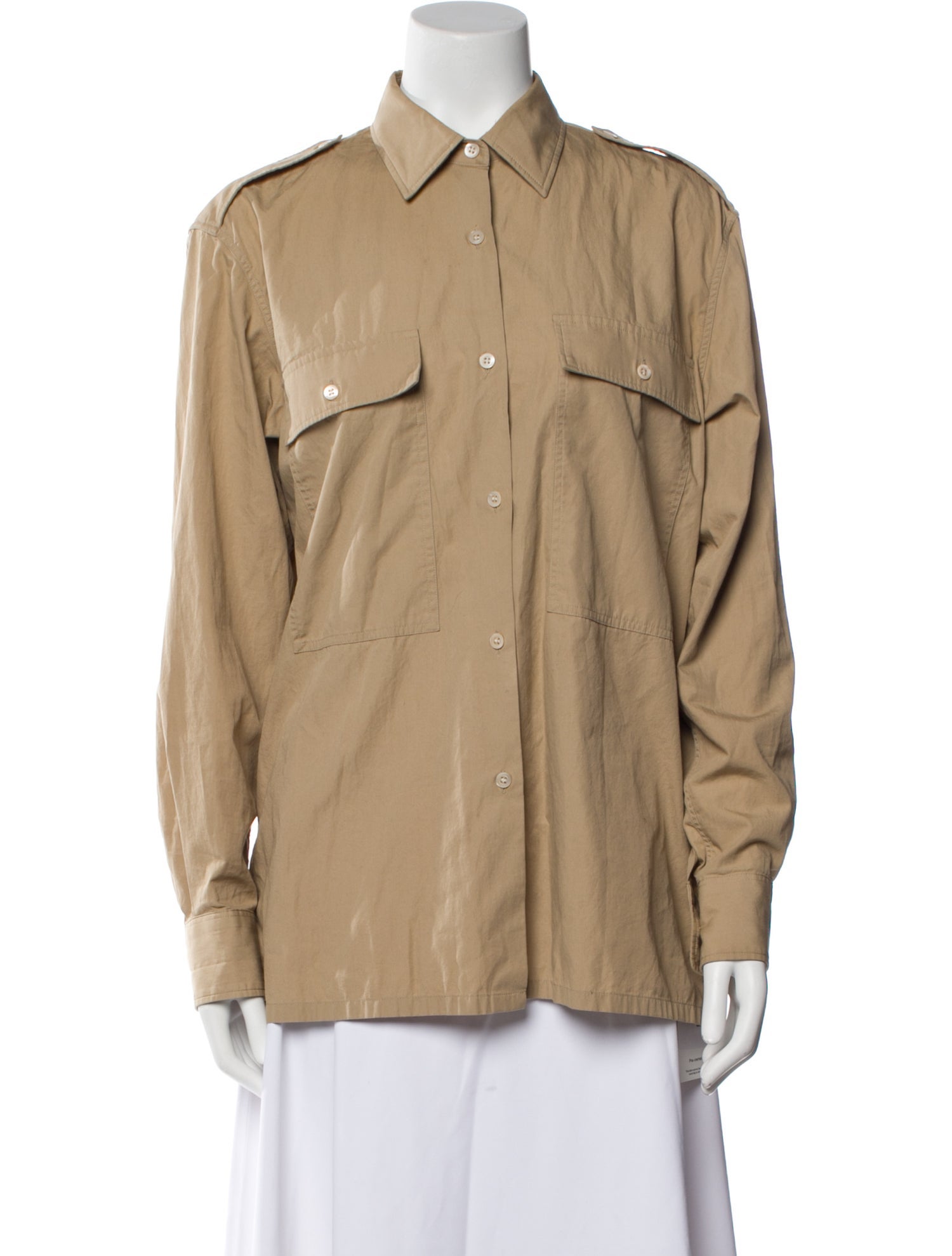 Dries Van Noten Long Sleeve Button-Up Top