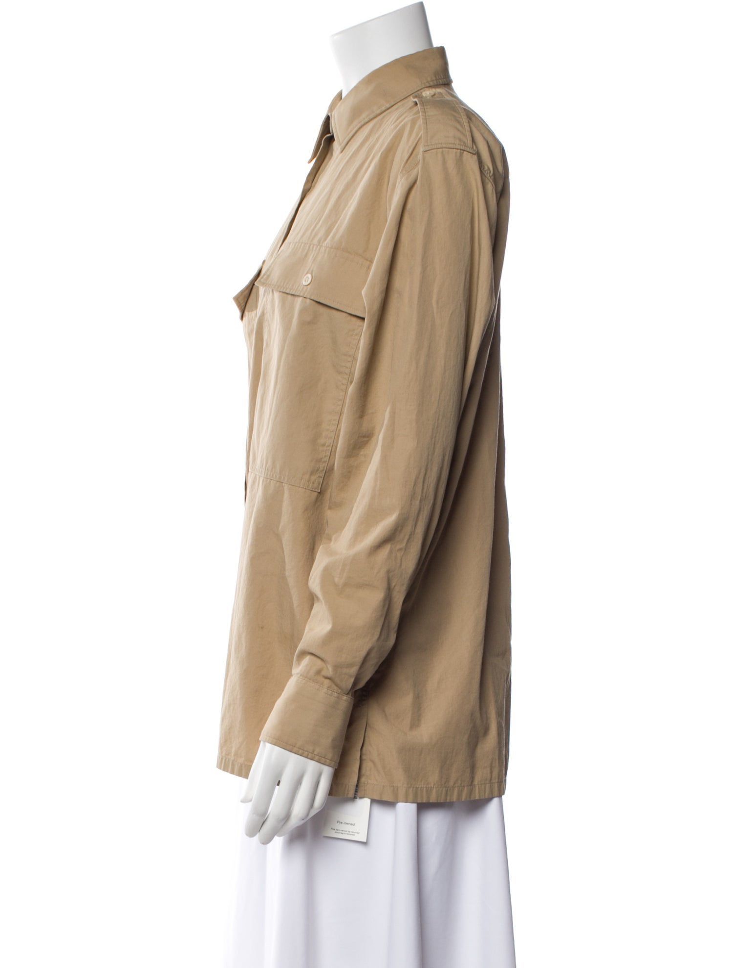 Dries Van Noten Long Sleeve Button-Up Top