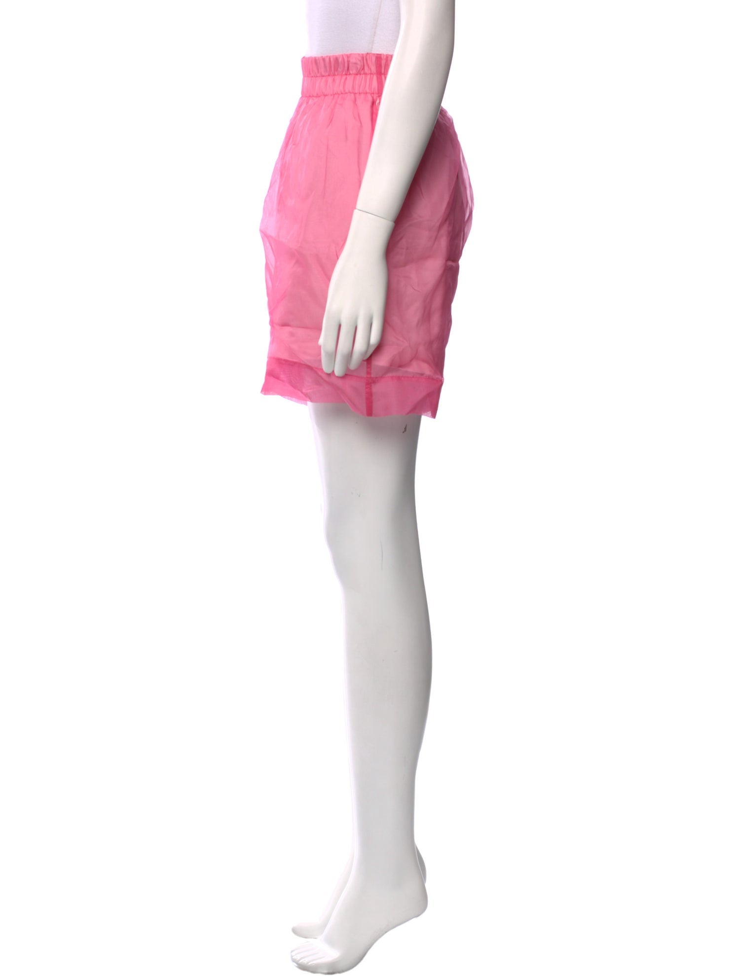 Dries Van Noten Silk Mini Shorts