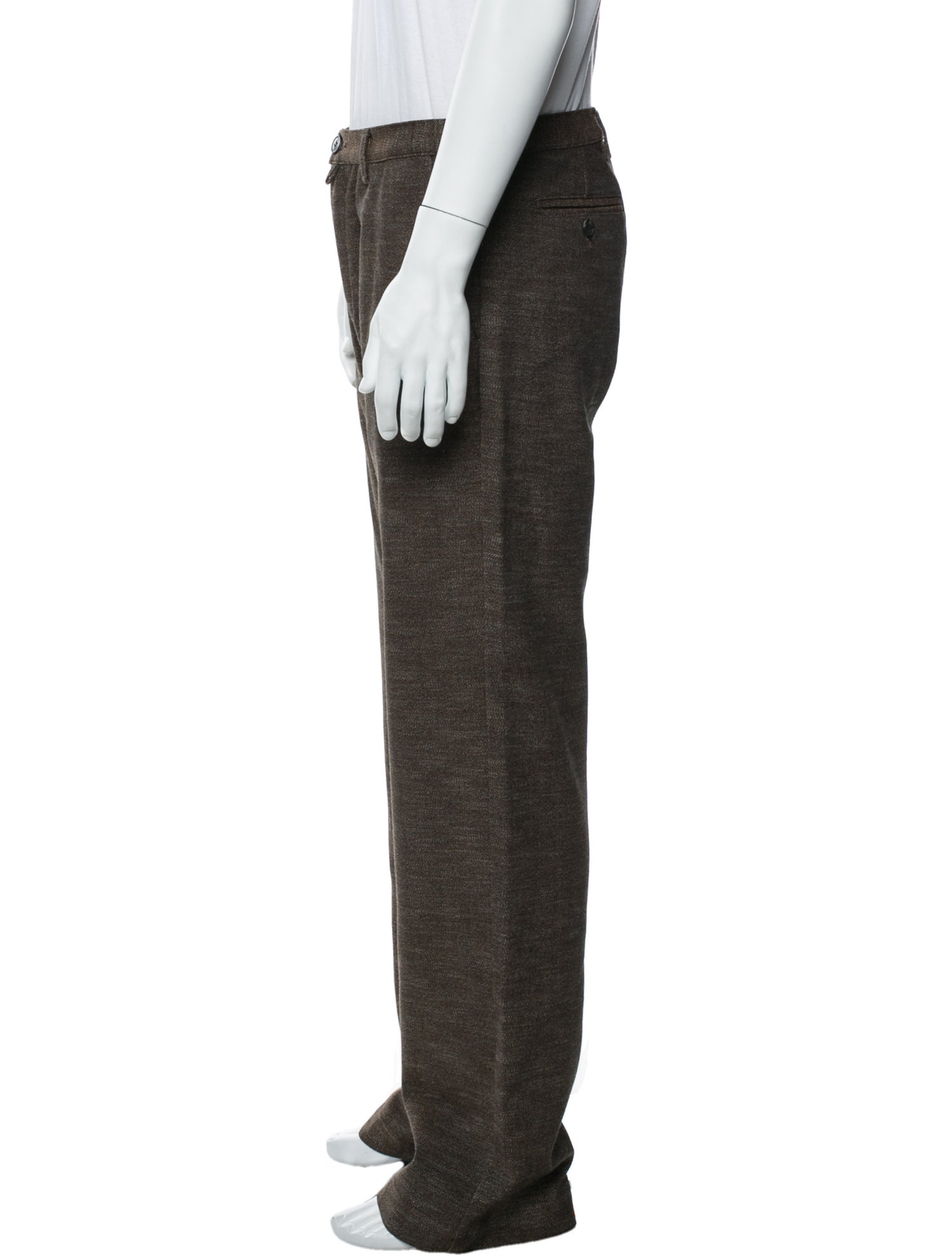 Dries Van Noten Wool Dress Pants