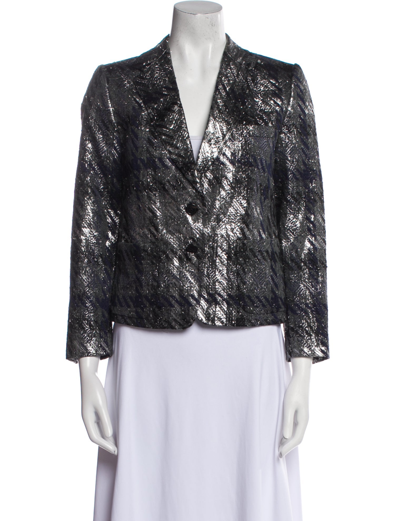 Dries Van Noten Linen Printed Jacket