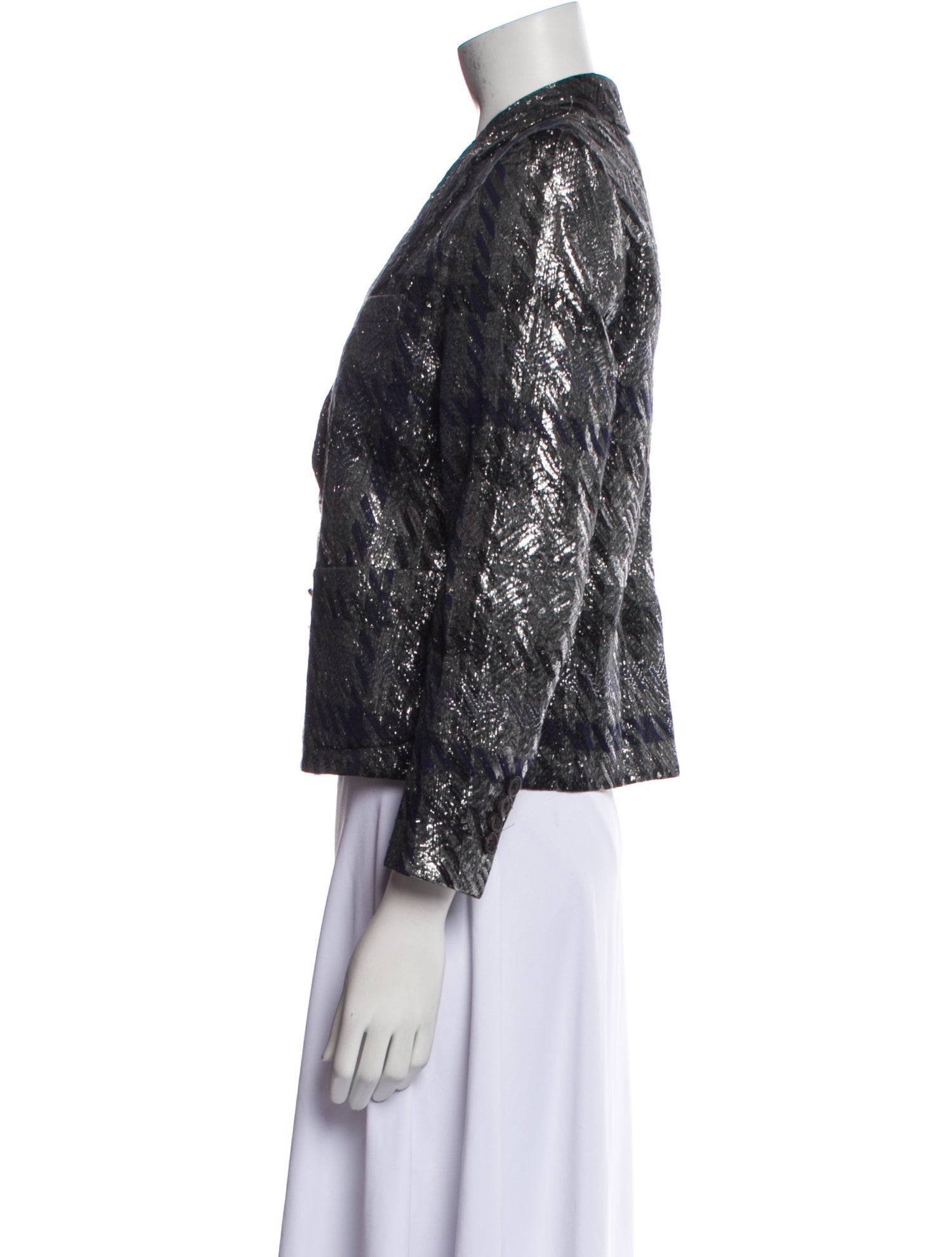 Dries Van Noten Linen Printed Jacket