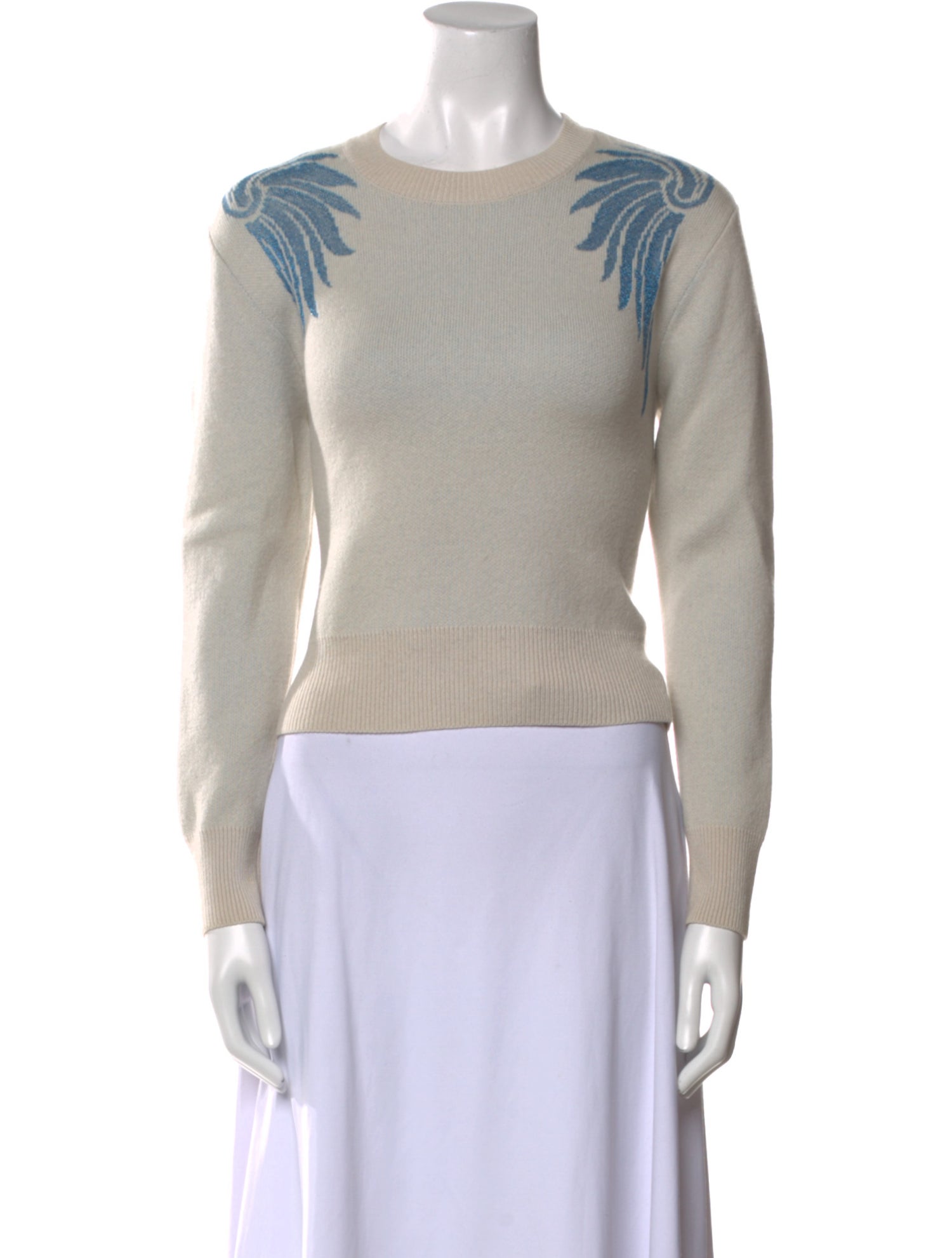 Dries Van Noten Cashmere Graphic Print Sweater