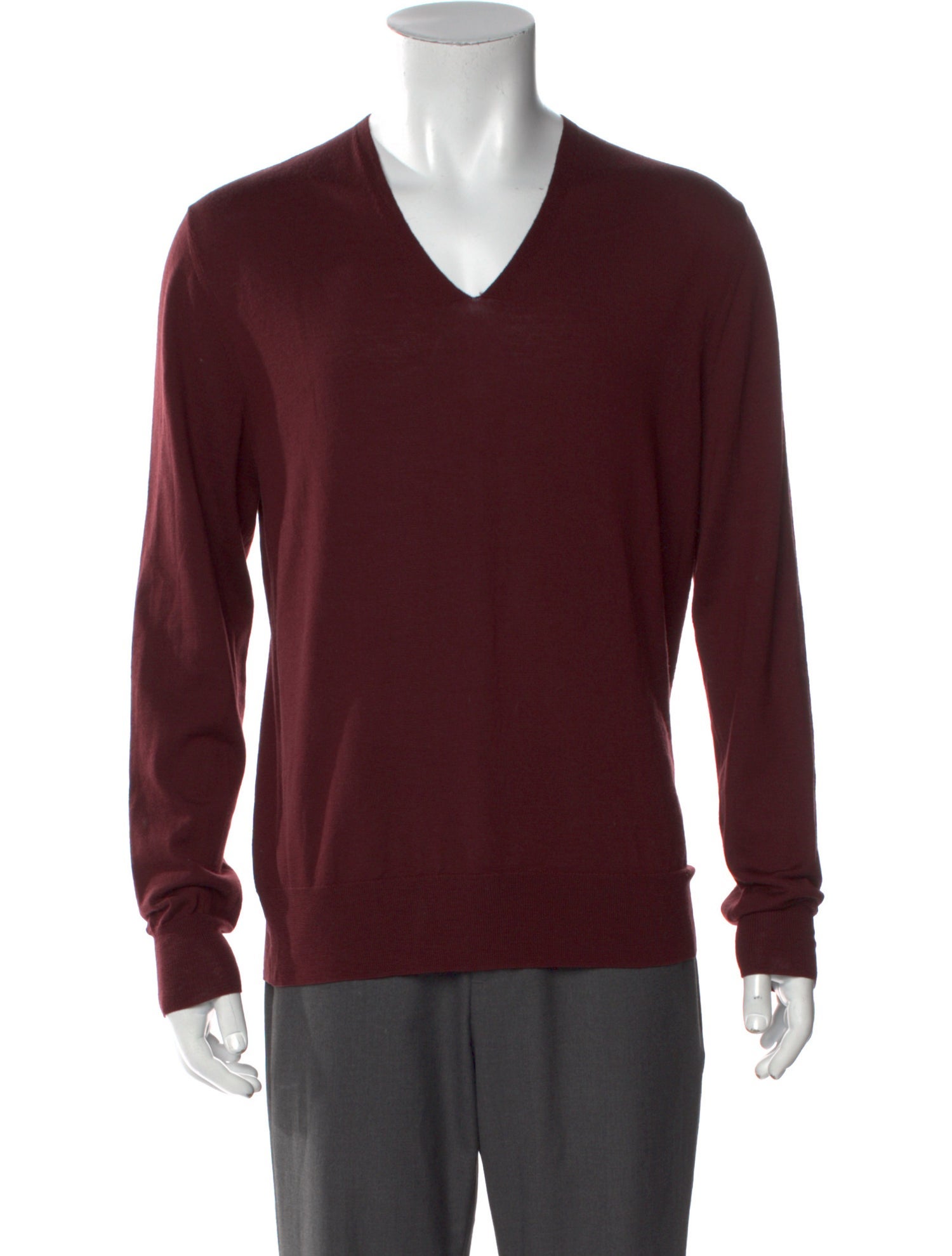 Dries Van Noten Wool V-Neck Pullover
