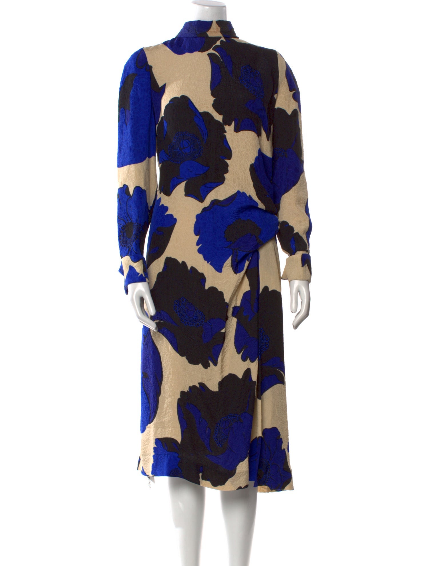 Dries Van Noten Floral Print Midi Length Dress
