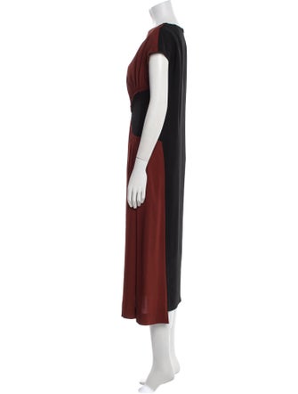 Dries Van Noten Crew Neck Midi Length Dress