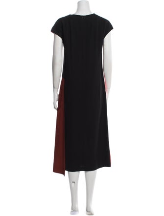 Dries Van Noten Crew Neck Midi Length Dress
