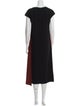 Dries Van Noten Crew Neck Midi Length Dress
