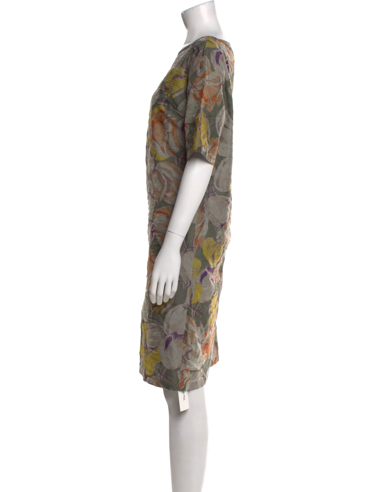 Dries Van Noten Floral Print Knee-Length Dress