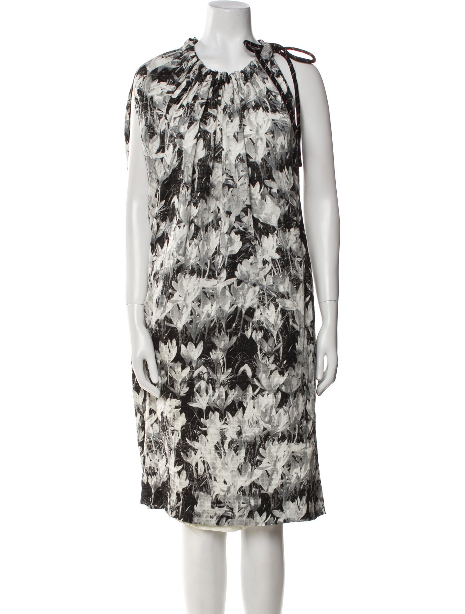Dries Van Noten Printed Knee-Length Dress