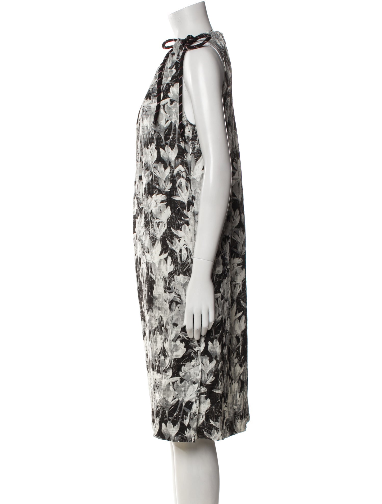 Dries Van Noten Printed Knee-Length Dress