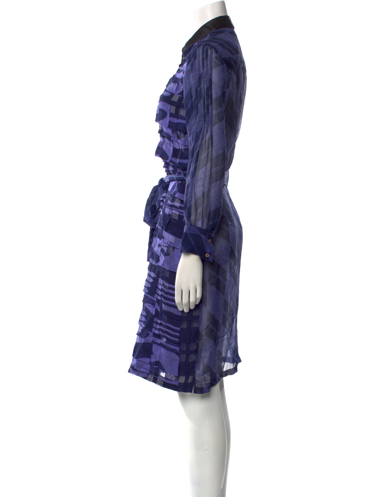Dries Van Noten Printed Knee-Length Dress