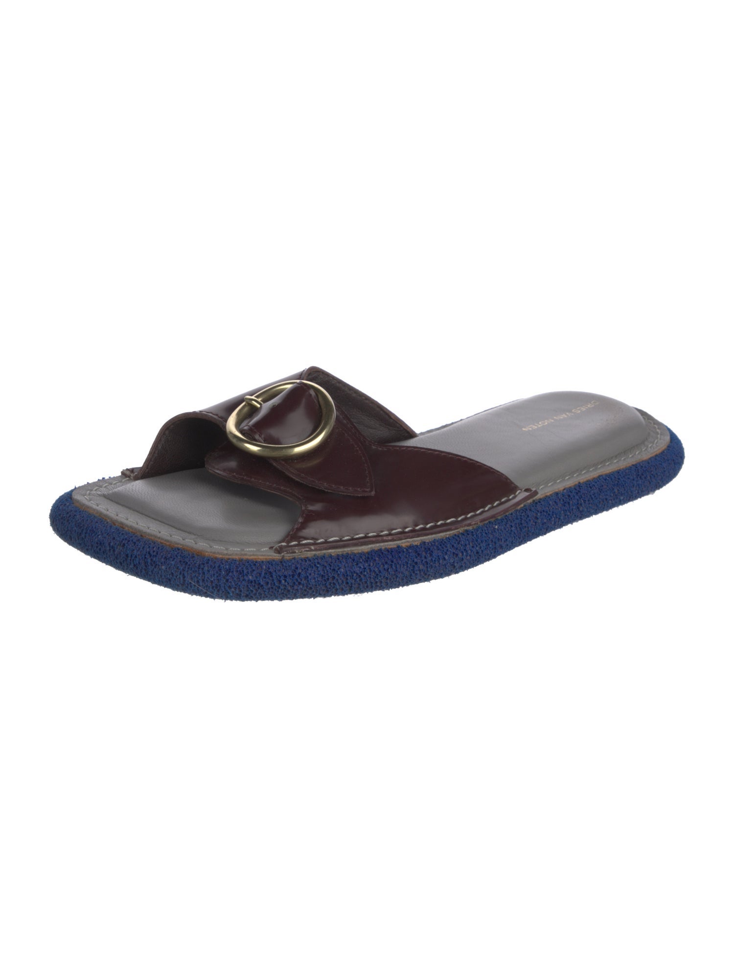 Dries Van Noten Leather Slides