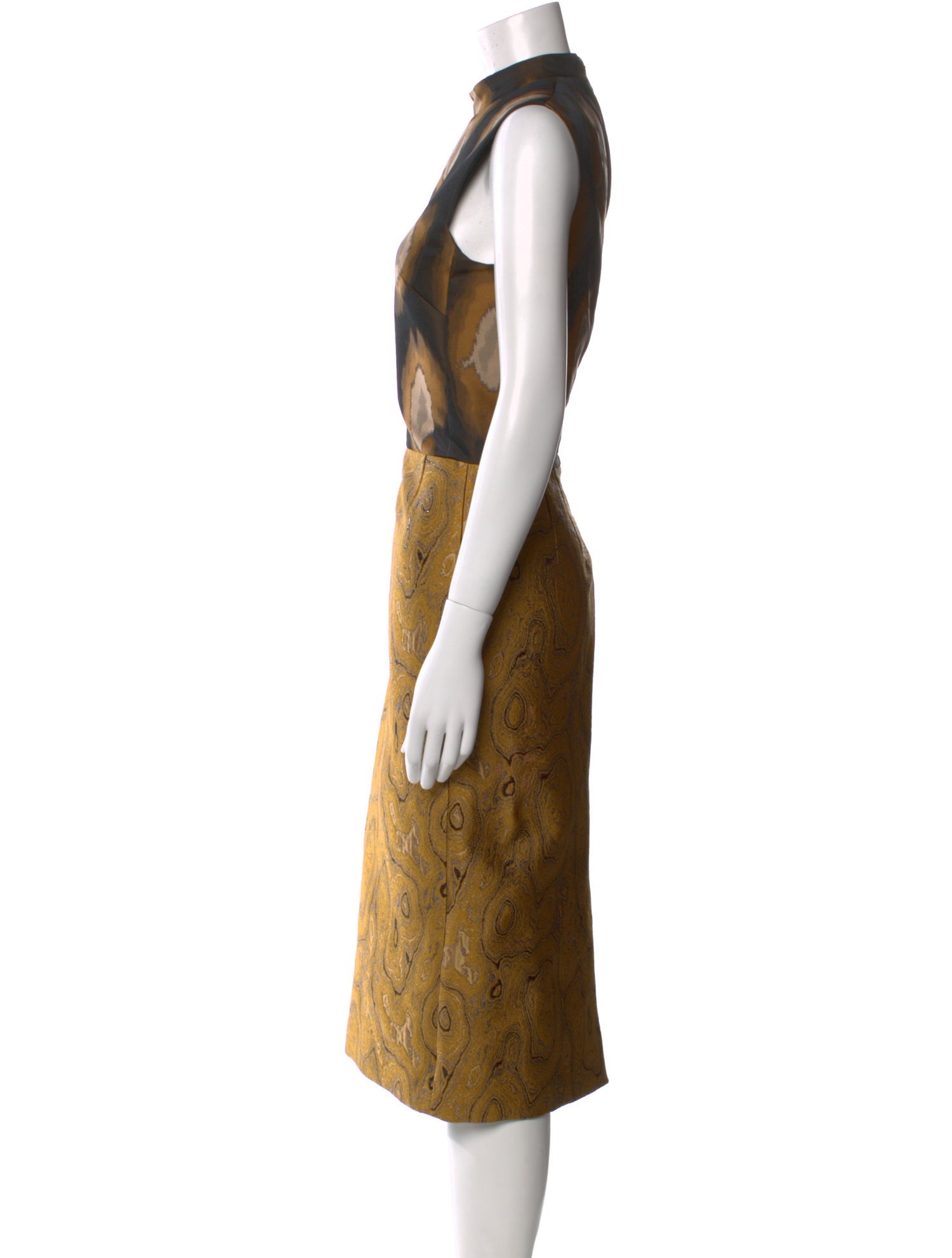 Dries Van Noten Printed Midi Length Dress