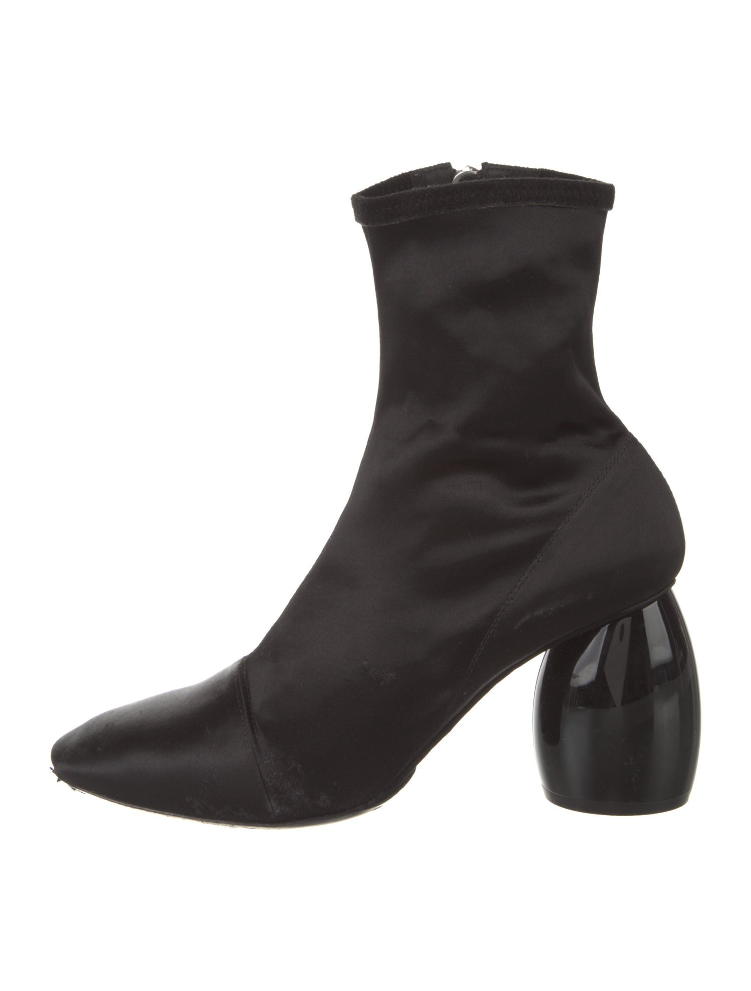 Dries Van Noten Satin Sock Boots