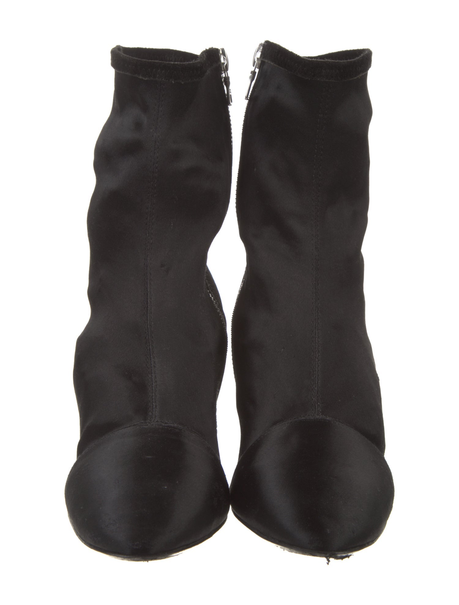 Dries Van Noten Satin Sock Boots