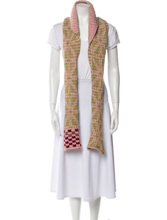 Dries Van Noten Wool Printed Scarf