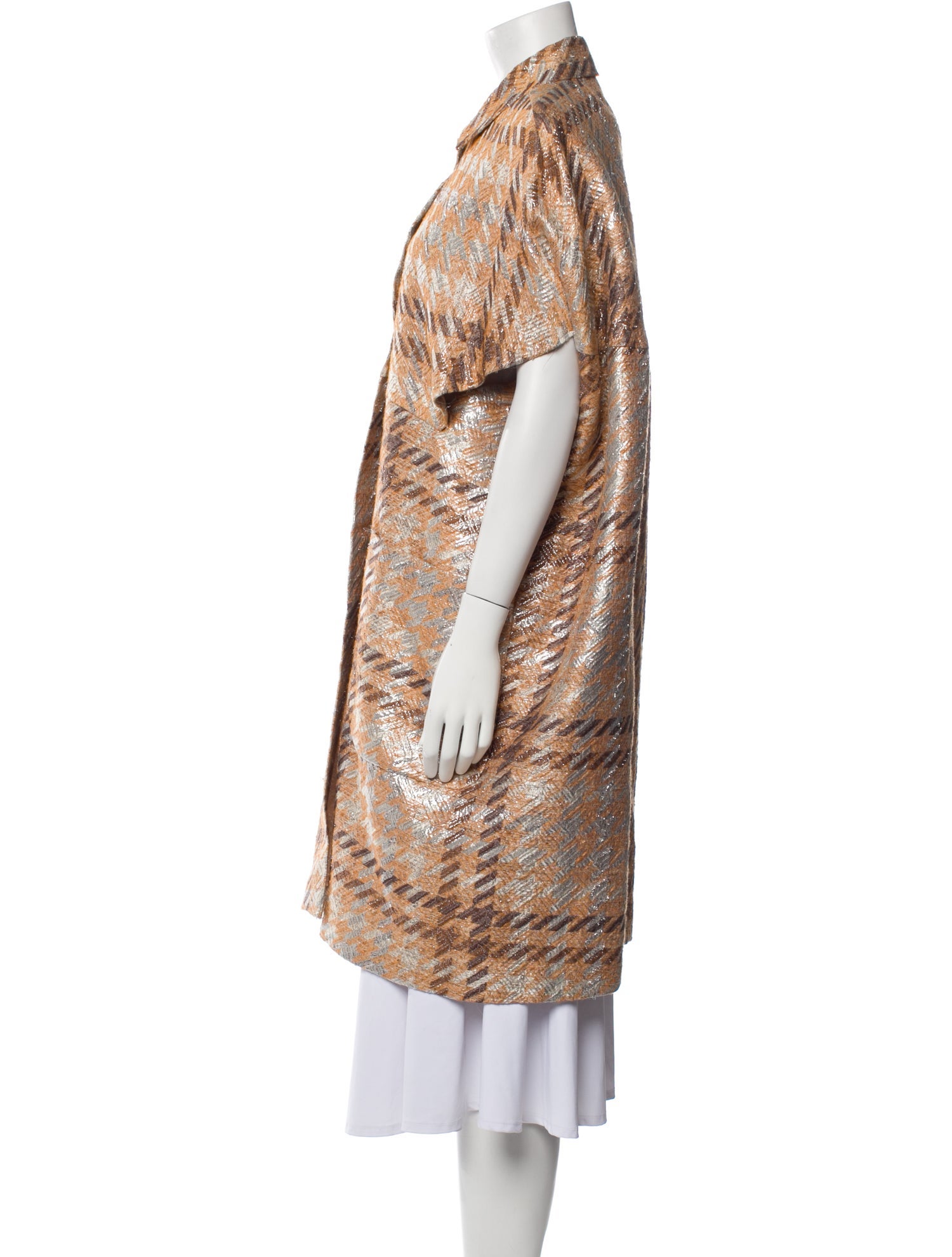 Dries Van Noten Plaid Print Coat