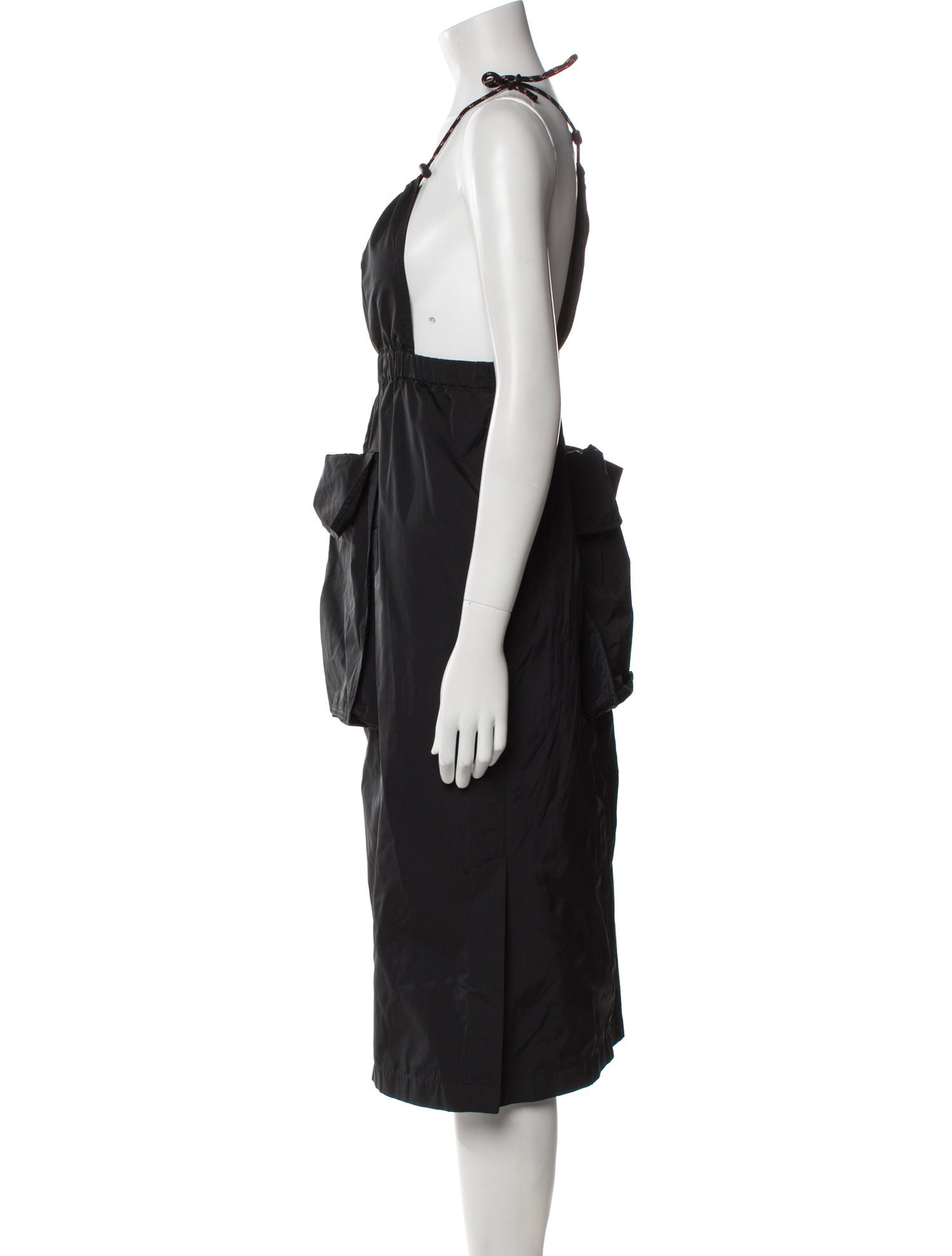 Dries Van Noten Square Neckline Midi Length Dress