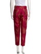 Dries Van Noten Printed Straight Leg Pants