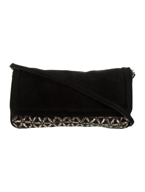 Dries Van Noten Suede Evening Bag