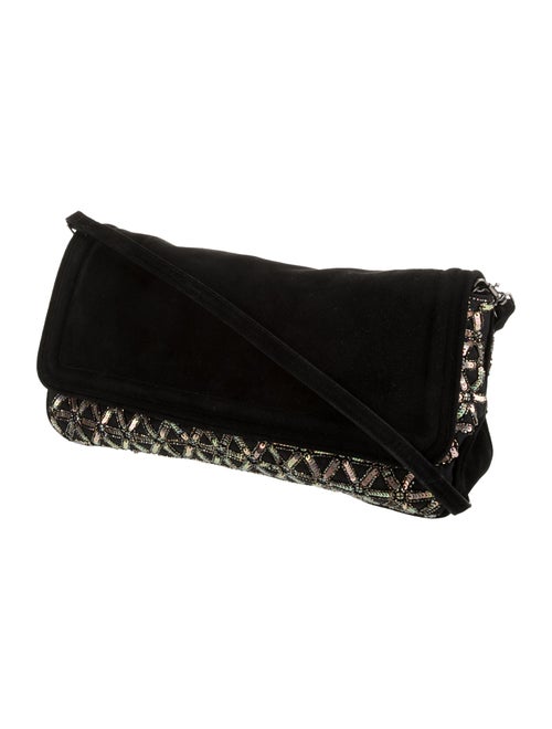Dries Van Noten Suede Evening Bag