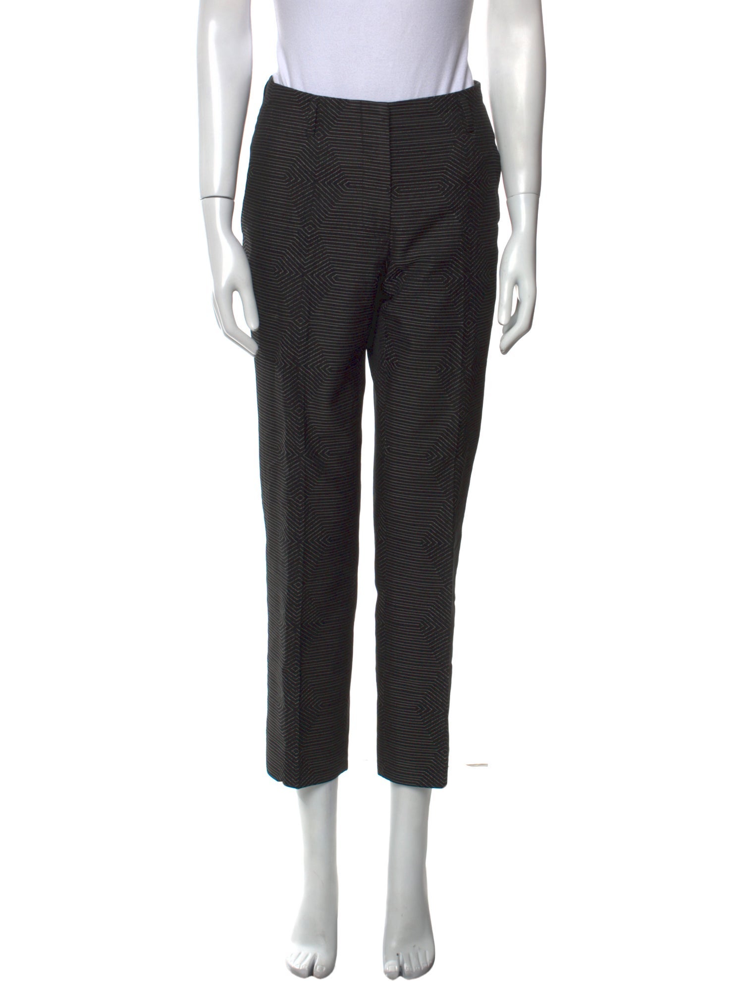 Dries Van Noten Striped Straight Leg Pants