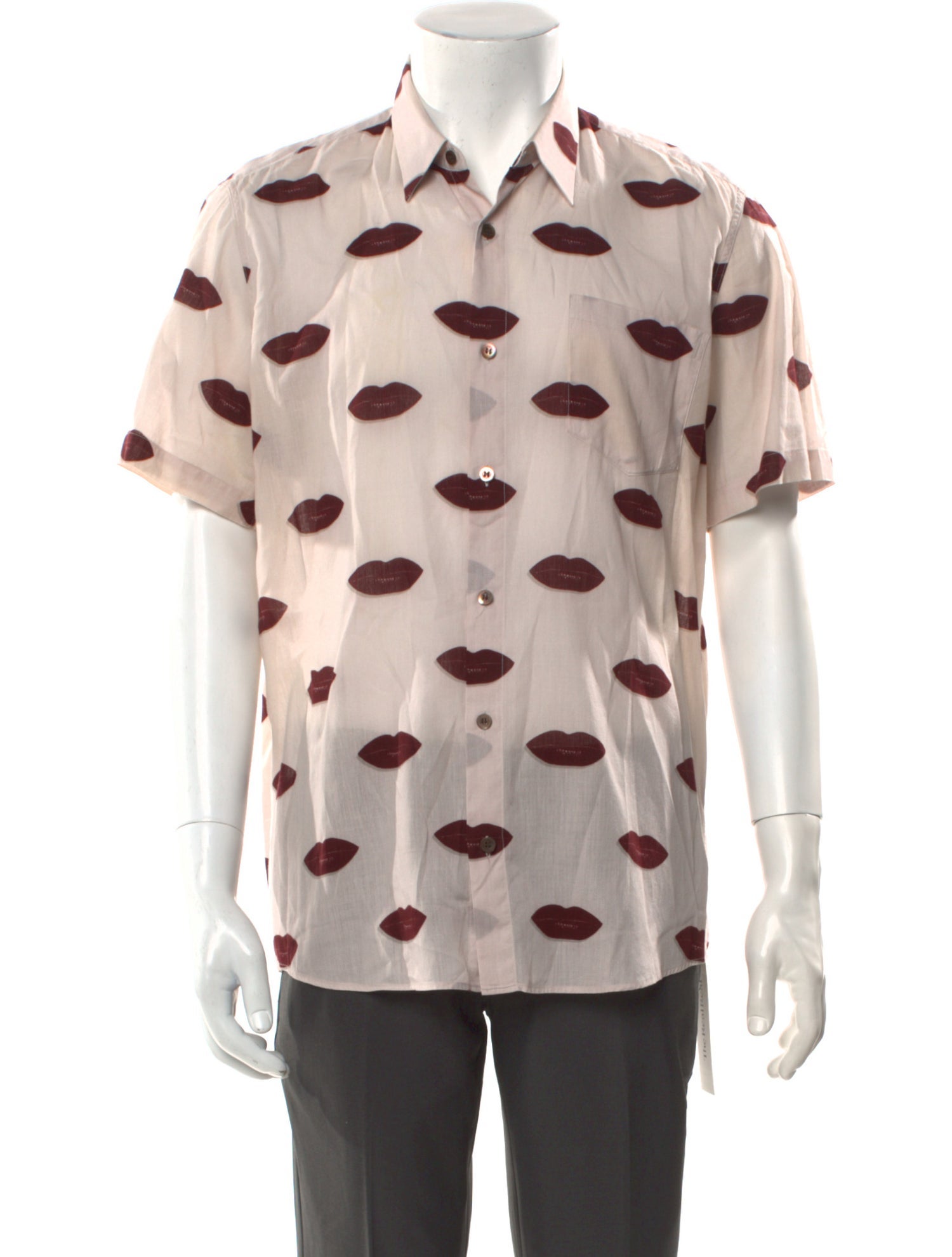 Dries Van Noten Printed Short Sleeve Shirt