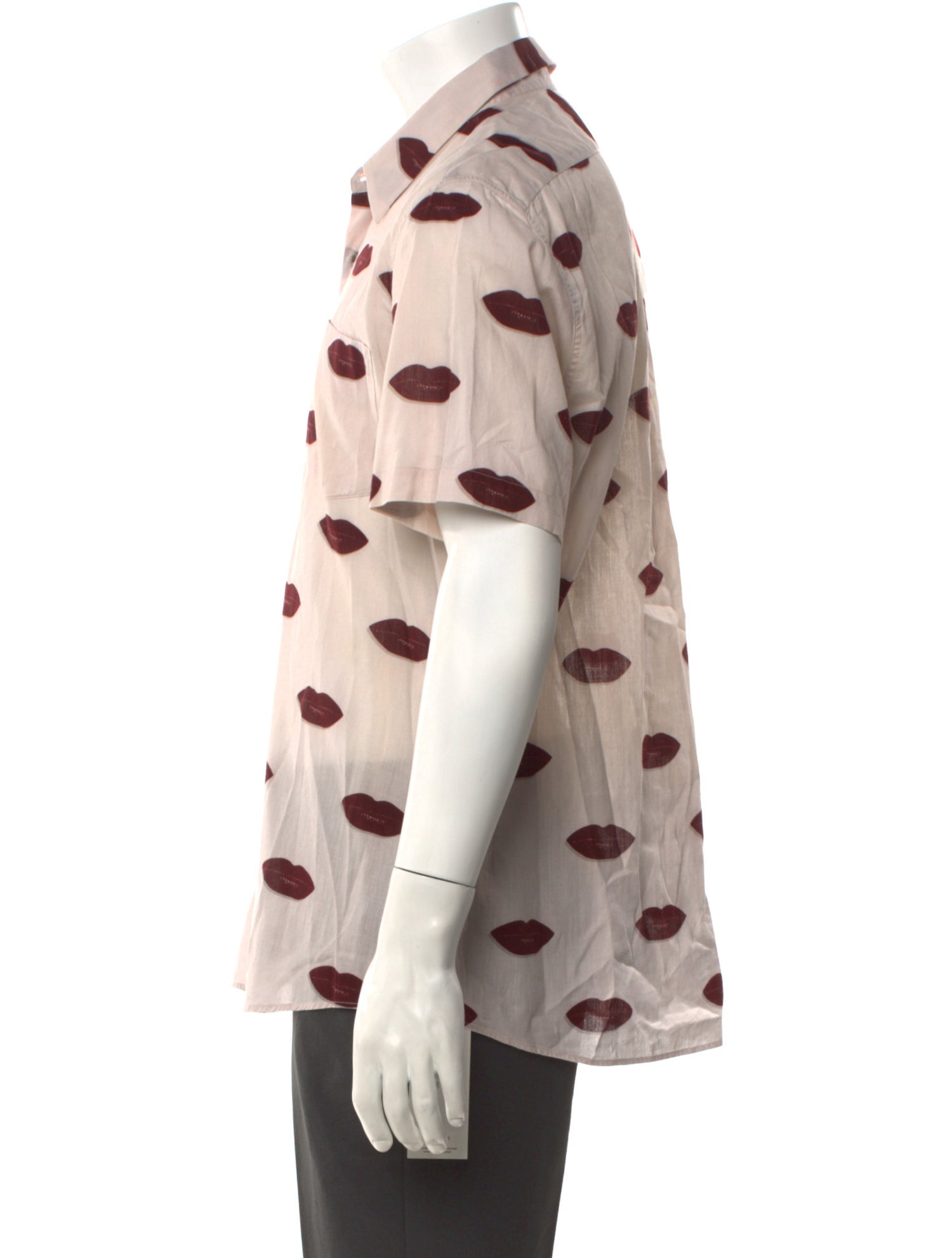 Dries Van Noten Printed Short Sleeve Shirt