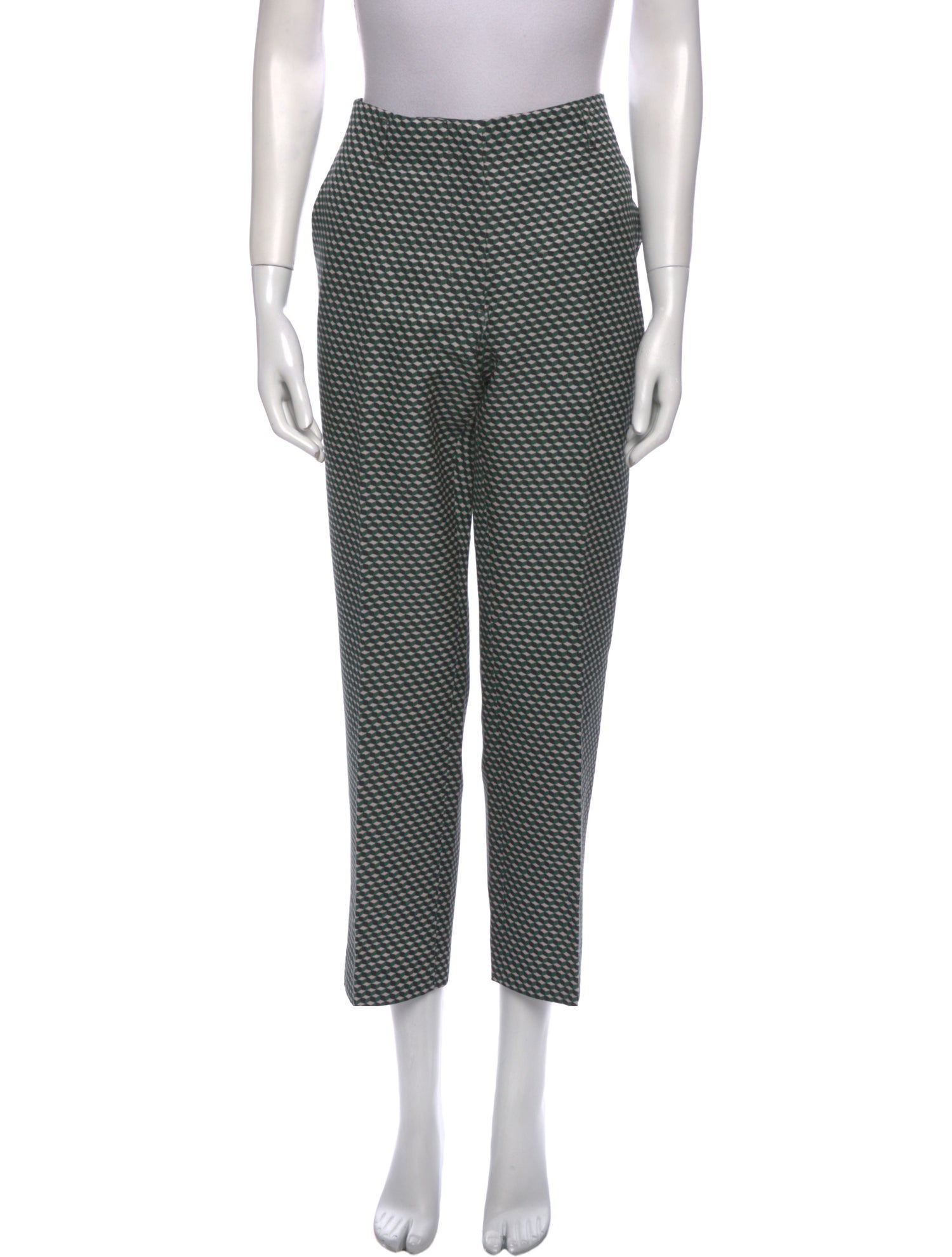 Dries Van Noten Printed Straight Leg Pants