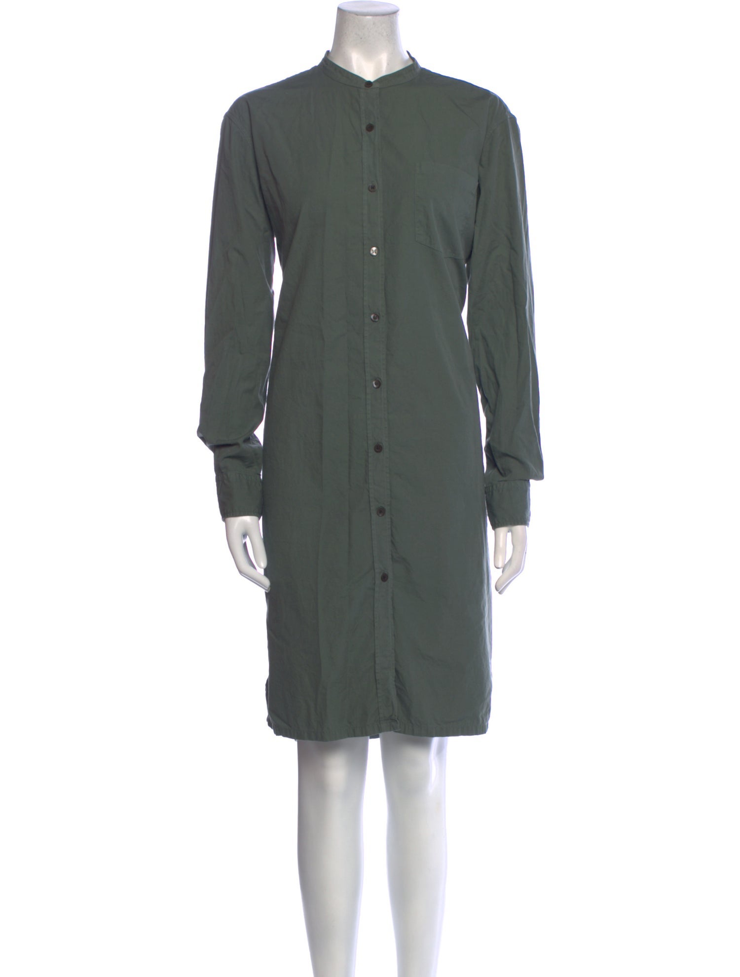 Dries Van Noten Mock Neck Knee-Length Dress