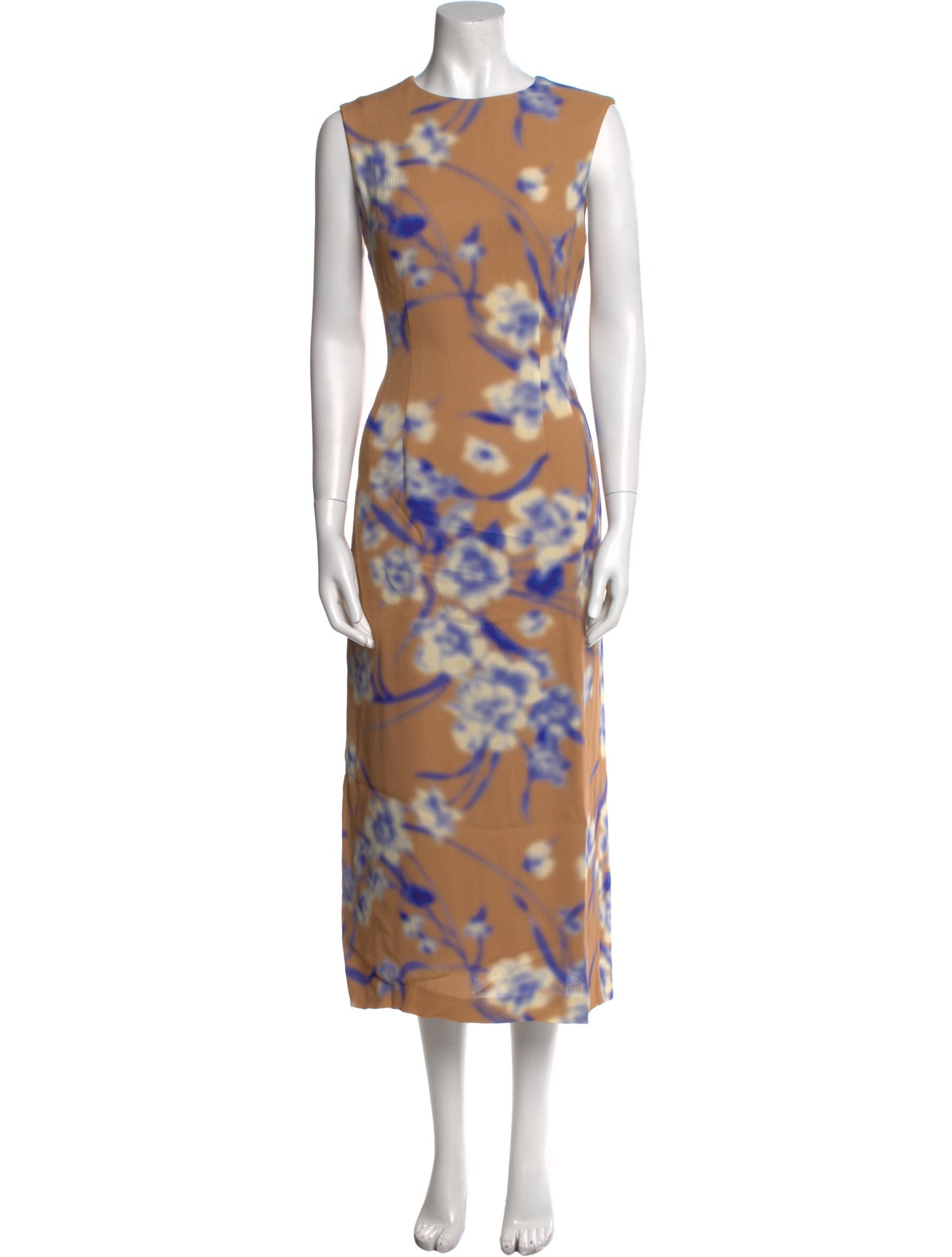 Dries Van Noten Printed Long Dress