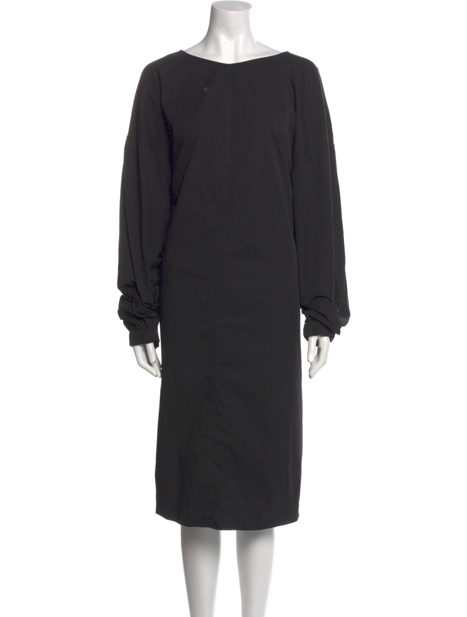 Dries Van Noten Bateau Neckline Midi Length Dress