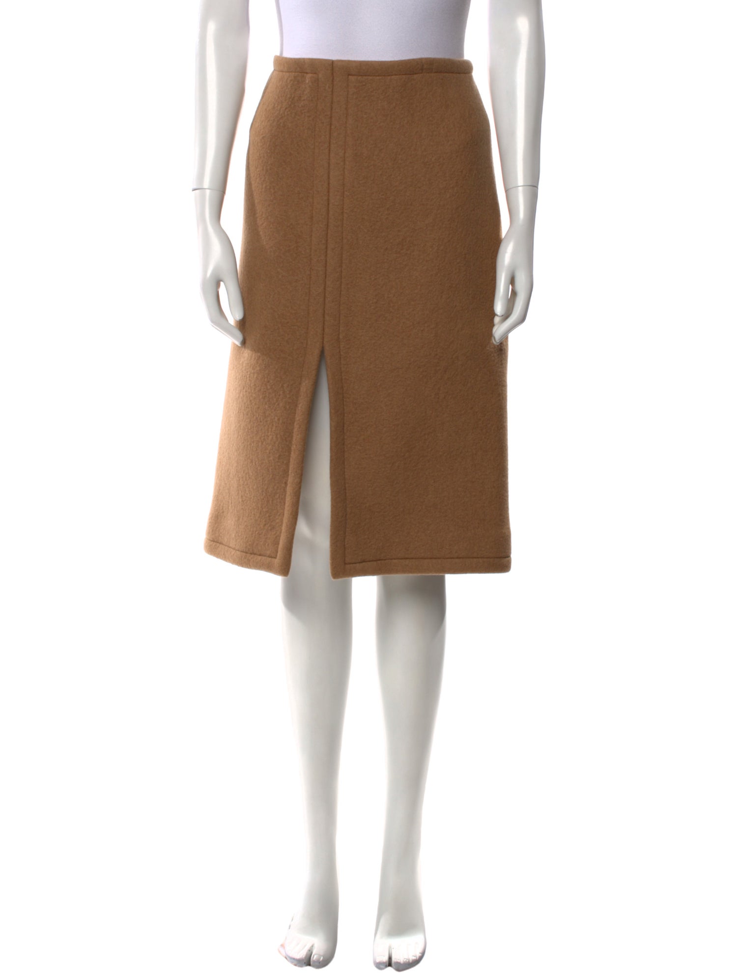 Dries Van Noten Wool Knee-Length Skirt