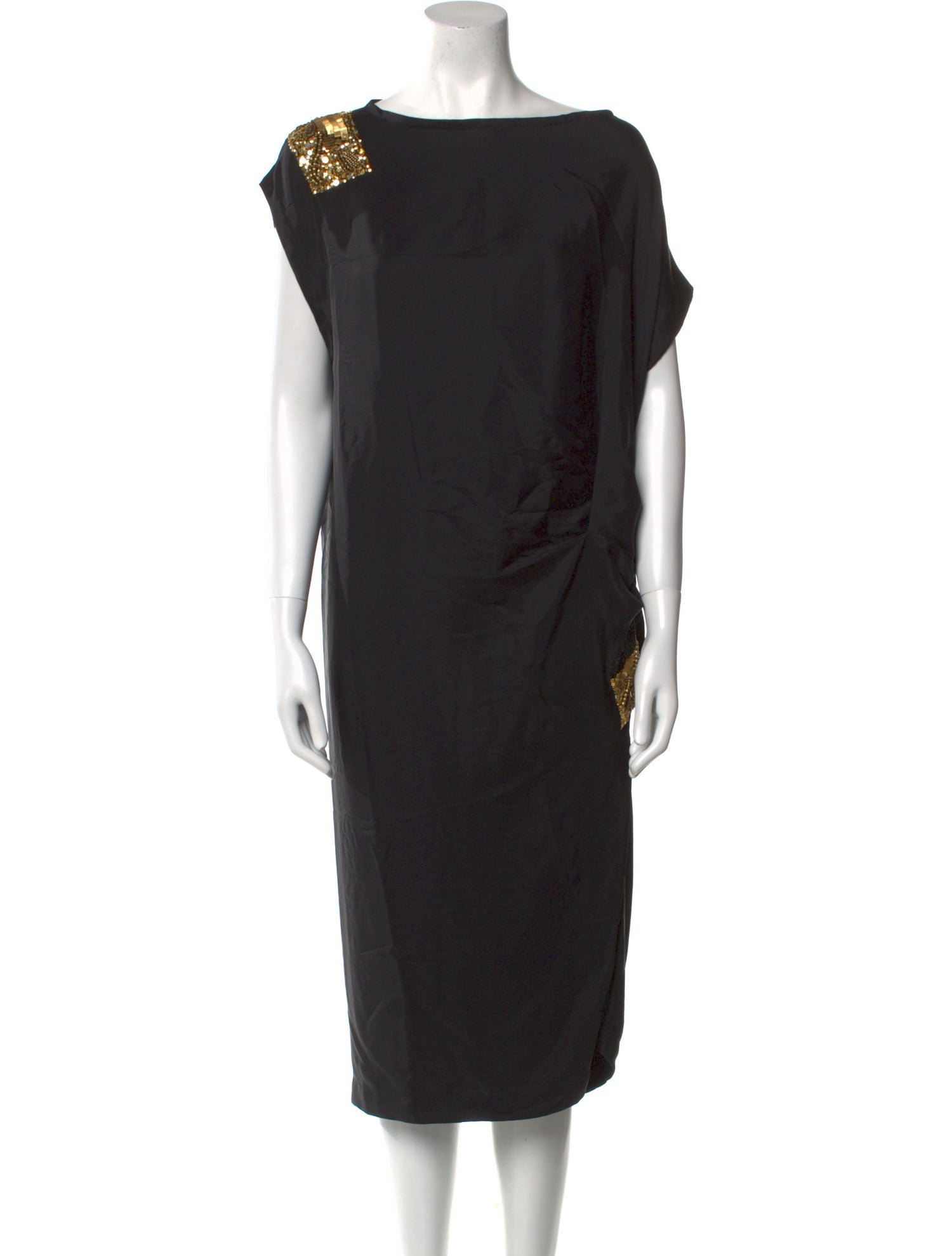 Dries Van Noten Silk Midi Length Dress