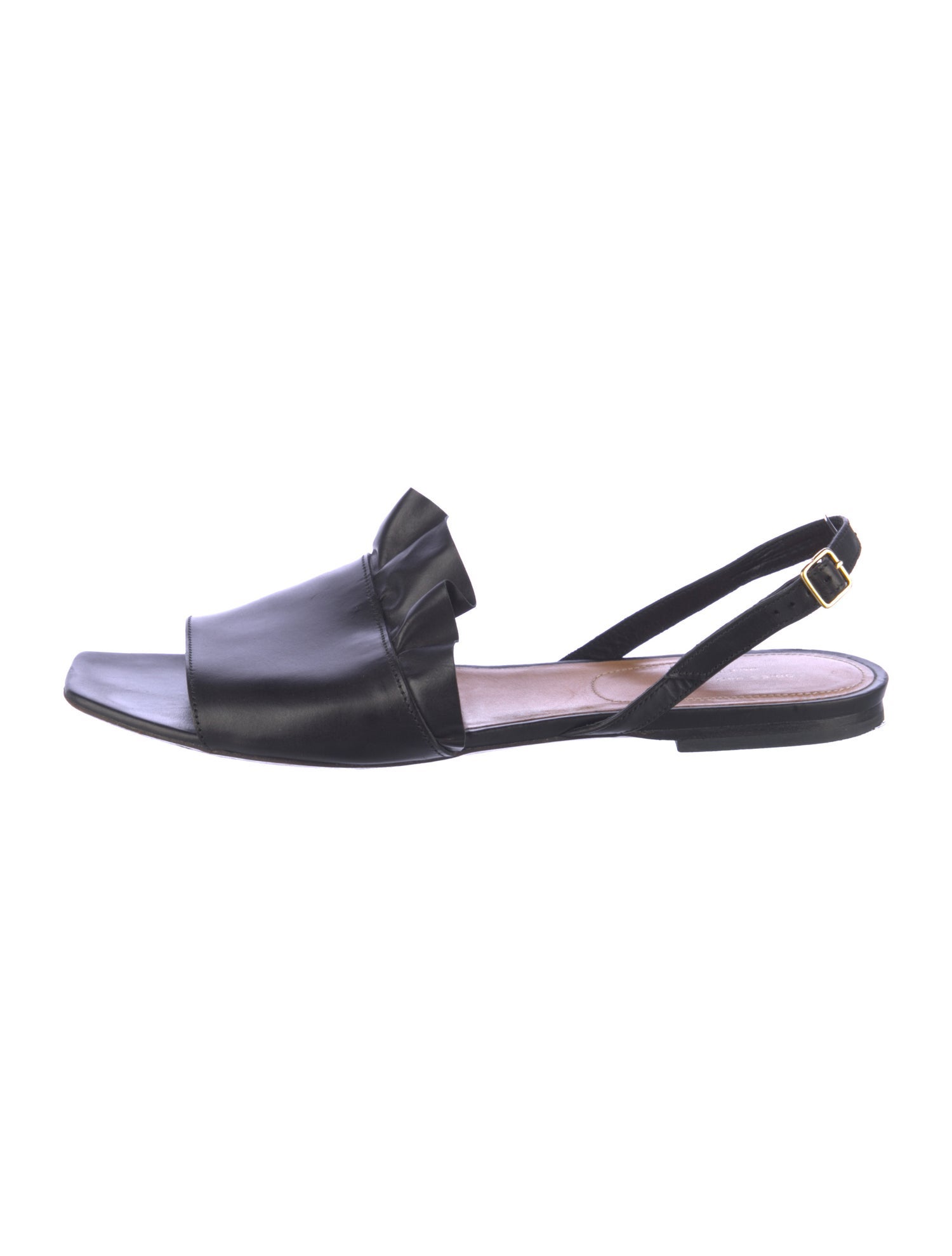 Dries Van Noten Leather Slingback Sandals