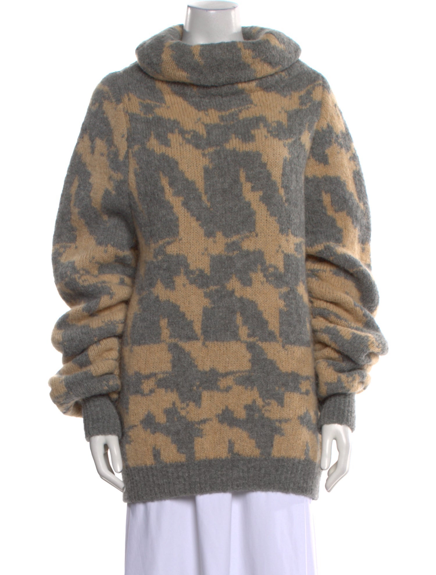 Dries Van Noten Alpaca Printed Sweater w/ Tags