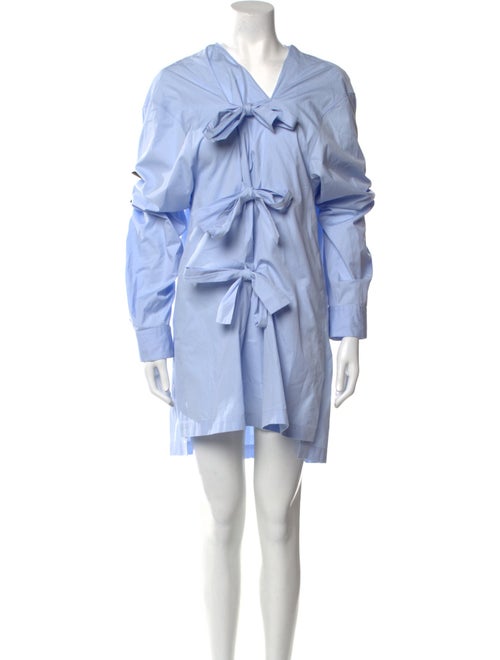 Dries Van Noten V-Neck Mini Dress