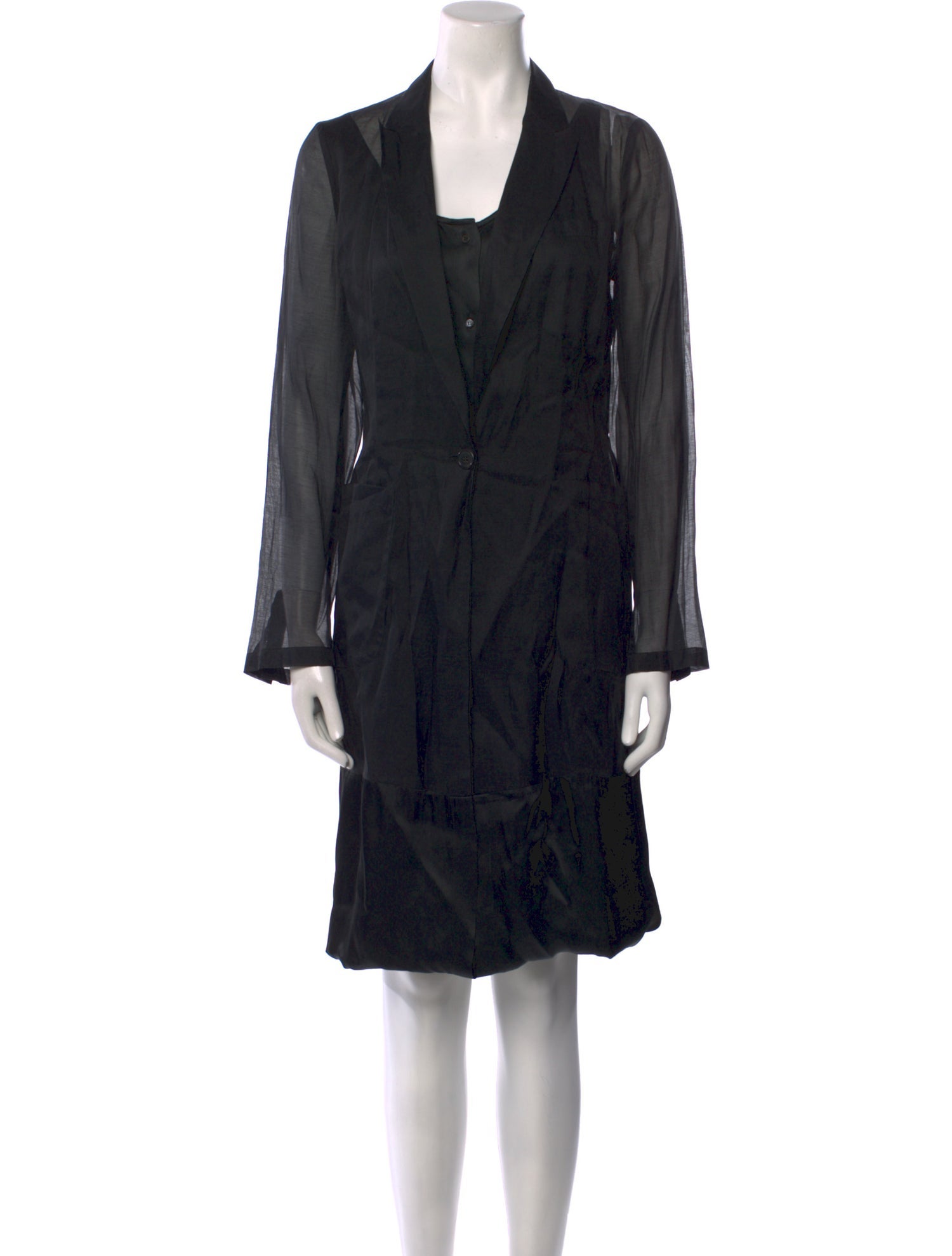 Dries Van Noten Scoop Neck Knee-Length Dress