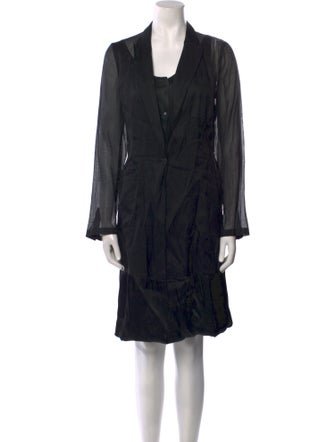 Dries Van Noten Scoop Neck Knee-Length Dress